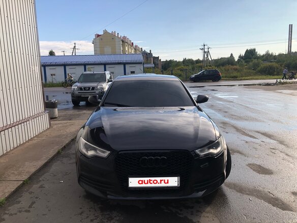2011 Audi A6 IV (C7), чёрный