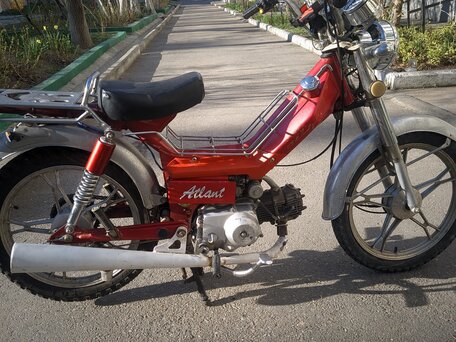 2010 Atlant 50cc, красный, 30000 рублей, вид 4