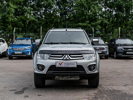 2015 Mitsubishi Pajero Sport II Рестайлинг, серебристый, 1470000 рублей, вид 3