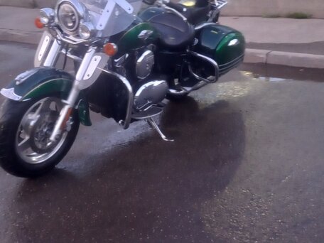 1999 Kawasaki VN1500 Vulcan, зелёный, 525000 рублей, вид 4