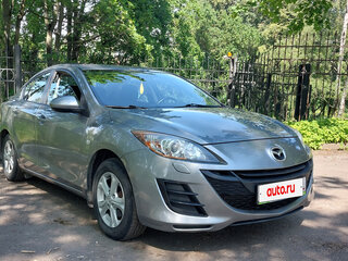 2010 Mazda 3 II (BL), серебристый, 1040000 рублей, вид 3
