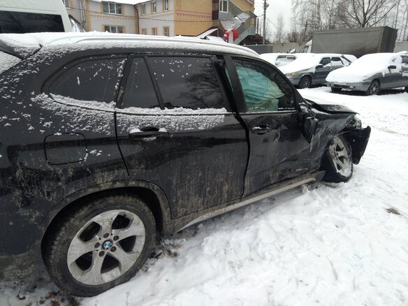 2010 BMW X1 20d I (E84), чёрный - вид 7