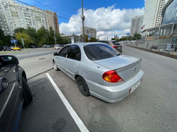 2006 Kia Spectra I Рестайлинг 2, серый, 250000 рублей - вид 4