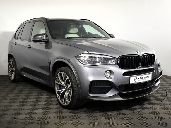 2017 BMW X5 M50d III (F15), синий - вид 2