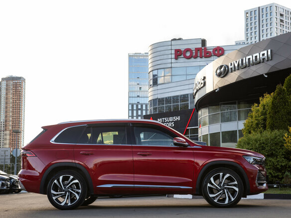 2021 Geely Monjaro I, красный - вид 2