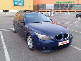 2007 BMW 5 серии 520d V (E60/E61) Рестайлинг, синий, 1100000 рублей, вид 3