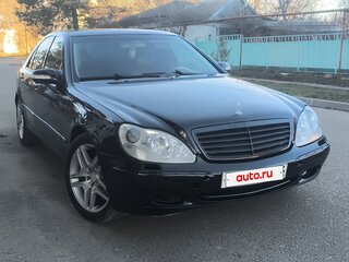 2003 Mercedes-Benz S-Класс 350 IV (W220) Рестайлинг, чёрный, 699000 рублей, вид 2