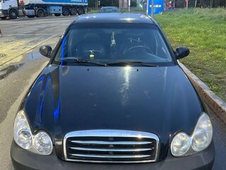 2006 Hyundai Sonata ТагАЗ IV (EF) Рестайлинг, чёрный, 215000 рублей, вид 3