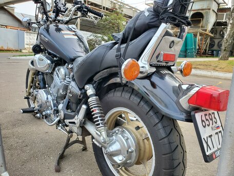 1991 Yamaha XV1100 Virago, чёрный, 299000 рублей, вид 2