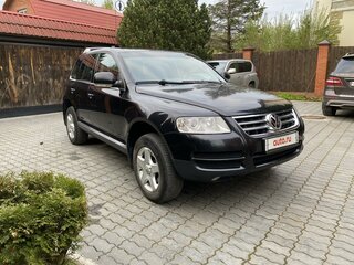 2006 Volkswagen Touareg I, чёрный, 1200000 рублей, вид 3
