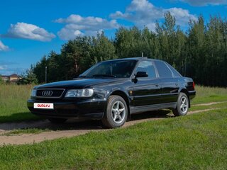1995 Audi A6 I (C4), чёрный, 444444 рублей, вид 4