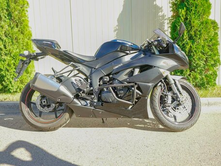 2011 Kawasaki ZX-6 Ninja, чёрный, 700000 рублей, вид 2