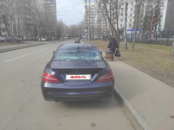2018 Mercedes-Benz CLA 200 I (C117, X117) Рестайлинг, синий, 1500000 рублей