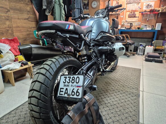 2019 BMW R Nine T Scrambler, серый, 1750000 рублей