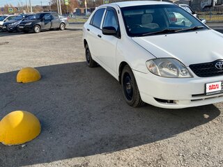 2002 Toyota Corolla IX (E120, E130), белый, 635000 рублей, вид 3