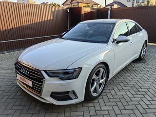 2019 Audi A6 45 TDI V (C8), белый, 5850000 рублей, вид 2