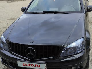 2008 Mercedes-Benz C-Класс 200 CDI III (W204), чёрный, 1255000 рублей, вид 3