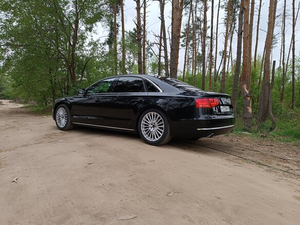 2013 Audi A8 Long III (D4), чёрный, 890000 рублей - вид 9