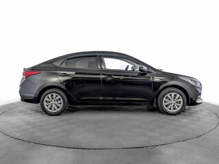 2019 Hyundai Solaris II, чёрный, 1220000 рублей, вид 4