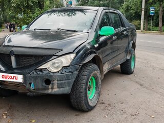 2007 SsangYong Actyon Sports I, чёрный, 400000 рублей, вид 1