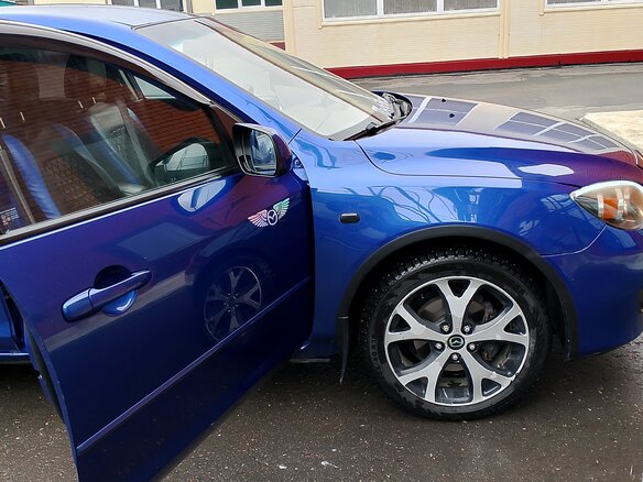 2006 Mazda 3 I (BK), синий, 560000 рублей - вид 4