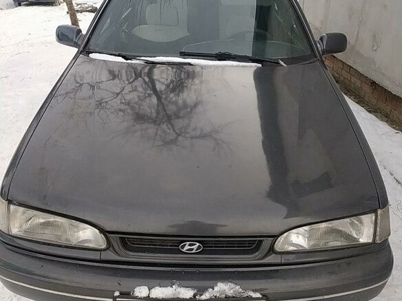 1992 Hyundai Sonata II, серый - вид 1