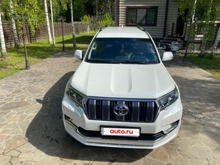 2018 Toyota Land Cruiser Prado 150 Series Рестайлинг 2, белый, 5900000 рублей, вид 1