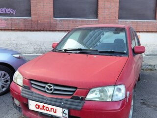 2001 Mazda Demio I (DW), красный, 350000 рублей, вид 5