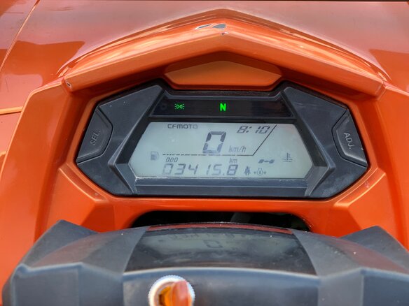 2016 CFMoto CFORCE 400L EPS, оранжевый - вид 2
