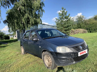 2012 Renault Logan I Рестайлинг, синий, 250000 рублей, вид 1