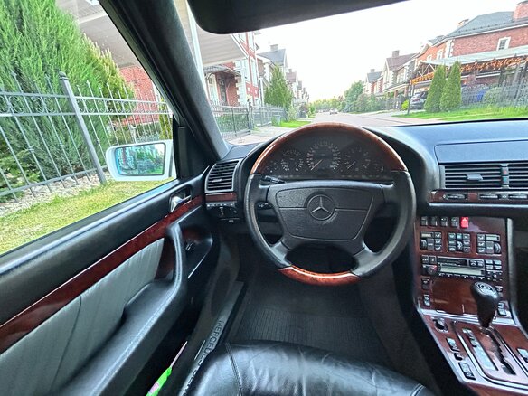 1995 Mercedes-Benz S-Класс 600 Long III (W140) Рестайлинг, белый, 5500000 рублей - вид 16