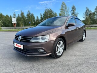 2014 Volkswagen Jetta VI Рестайлинг, коричневый, 1249000 рублей, вид 2