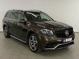 2017 Mercedes-Benz GLS 400 I (X166), коричневый, 4100000 рублей, вид 2