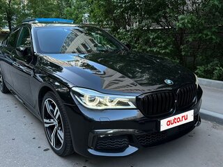 2016 BMW 7 серии 740d xDrive VI (G11/G12), чёрный, 4200000 рублей, вид 2