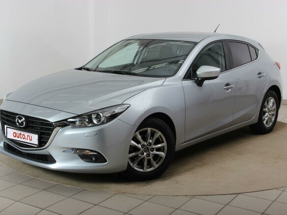 2018 Mazda 3 III (BM) Рестайлинг, серебристый