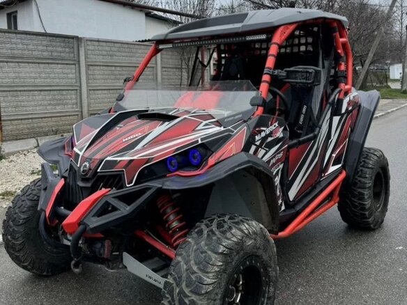 2015 BRP Can-Am Maverick 1000R, белый, 1100000 рублей - вид 11
