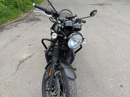 2020 Triumph Bonneville T120, чёрный, 1150000 рублей, вид 3