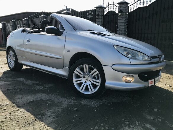 2003 Peugeot 206, серебристый - вид 8