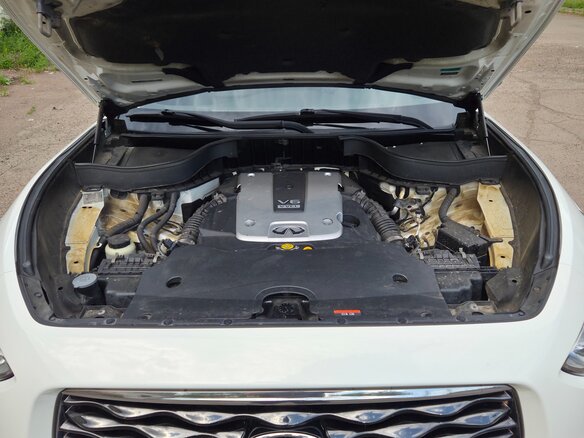 2010 Infiniti FX FX37 II (S51), белый - вид 9