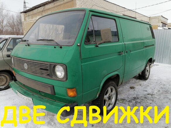 1982 Volkswagen Transporter 4-speed T3, зелёный