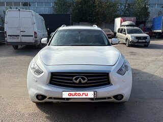 2012 Infiniti FX37 II (S51) Рестайлинг, белый, 1700000 рублей, вид 1