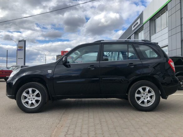 2014 Chery Tiggo (T11) I Рестайлинг (FL), чёрный - вид 2