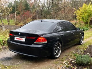 2004 BMW 7 серии 730d IV (E65/E66), чёрный, 1100000 рублей, вид 4