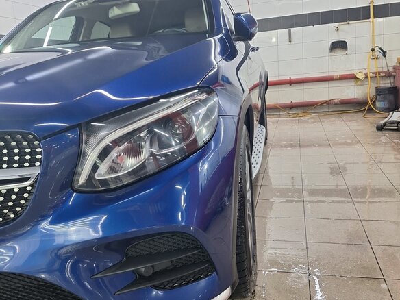 2018 Mercedes-Benz GLC Coupe 300 I (C253), синий, 4250000 рублей - вид 12