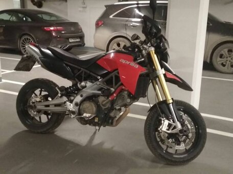 2008 Aprilia Dorsoduro 750, красный, 450000 рублей, вид 2