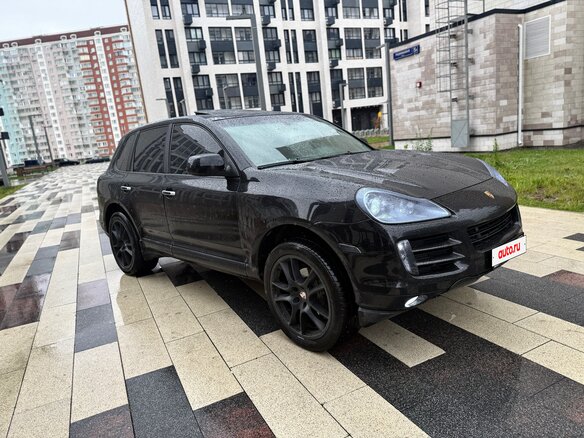 2008 Porsche Cayenne I Рестайлинг (957), чёрный, 2000000 рублей