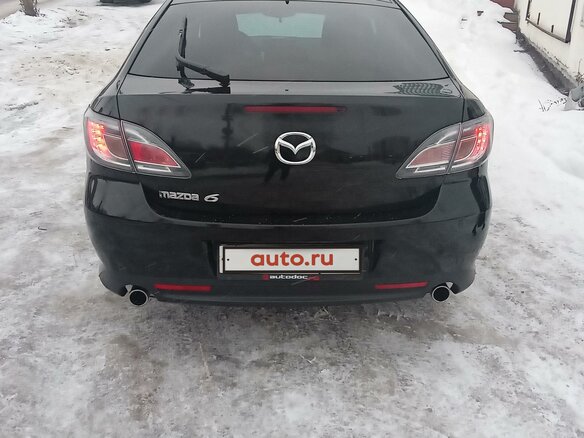 2008 Mazda 6 II (GH), чёрный - вид 5