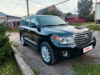 2012 Toyota Land Cruiser 200 Series Рестайлинг 1, чёрный, 4100000 рублей, вид 2