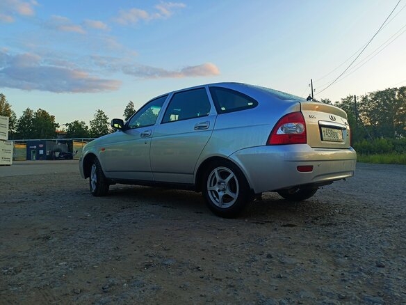 2008 Lada (ВАЗ) Priora I, серебристый, 350000 рублей - вид 1