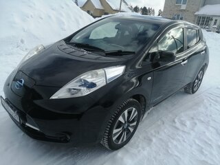 2015 Nissan Leaf I (ZE0/AZE0), чёрный, 800000 рублей, вид 2